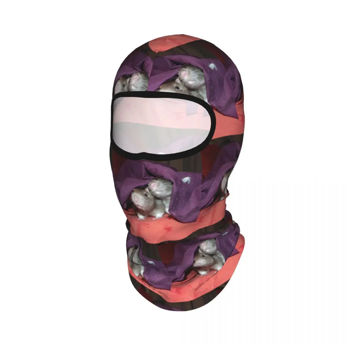 Hidden Rats Breathable Thin Balaclava Full Face Mask Sun Protection Neck Gaiter For Motorcycle Fishing Outdoor