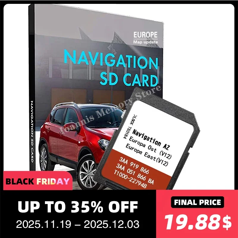 

Ost Navigation AZ V12 RNS315 SD-карта East Europe для VW Maps Nav Обновление Jetta Passat B6 B7 3C