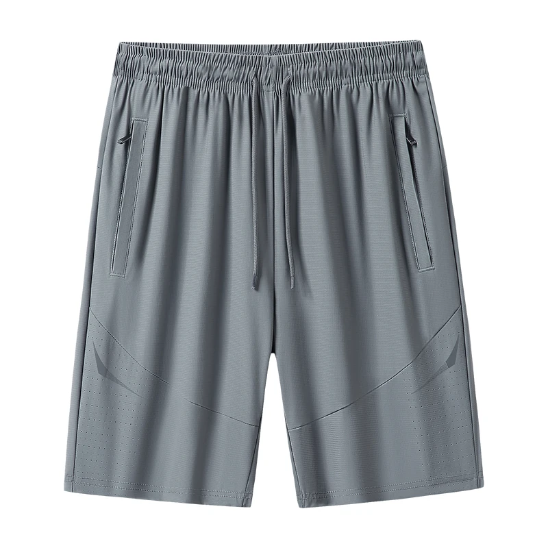 

Men's Summer Ice Silk Five Quarter Pants Outdoor Moisture Absorbing Fast Drying Breathable Lightweight Casual Knee Length Shorts