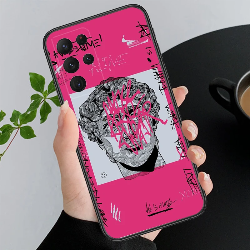 Graffiti Great Art Aesthetic David Phone Case For Samsung A52S A21S A33 A23 A13 A14 A32 A52 A53 A54 A51 A71 M51