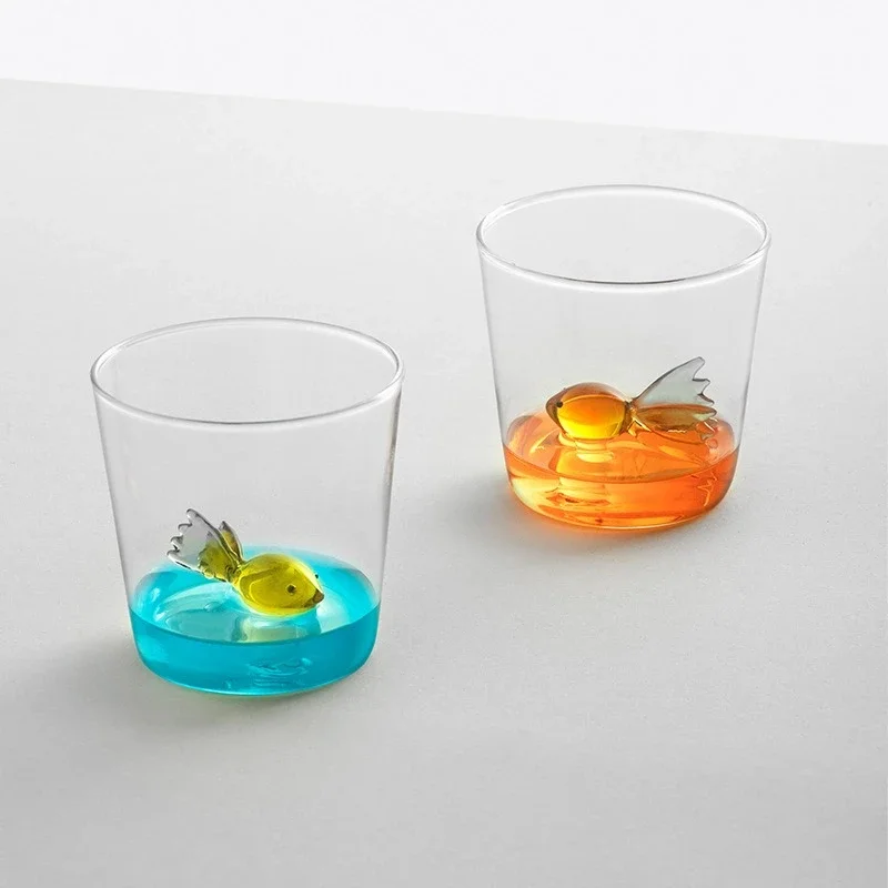 

Water cup creative glass niche cup gift cute rabbit duck cup