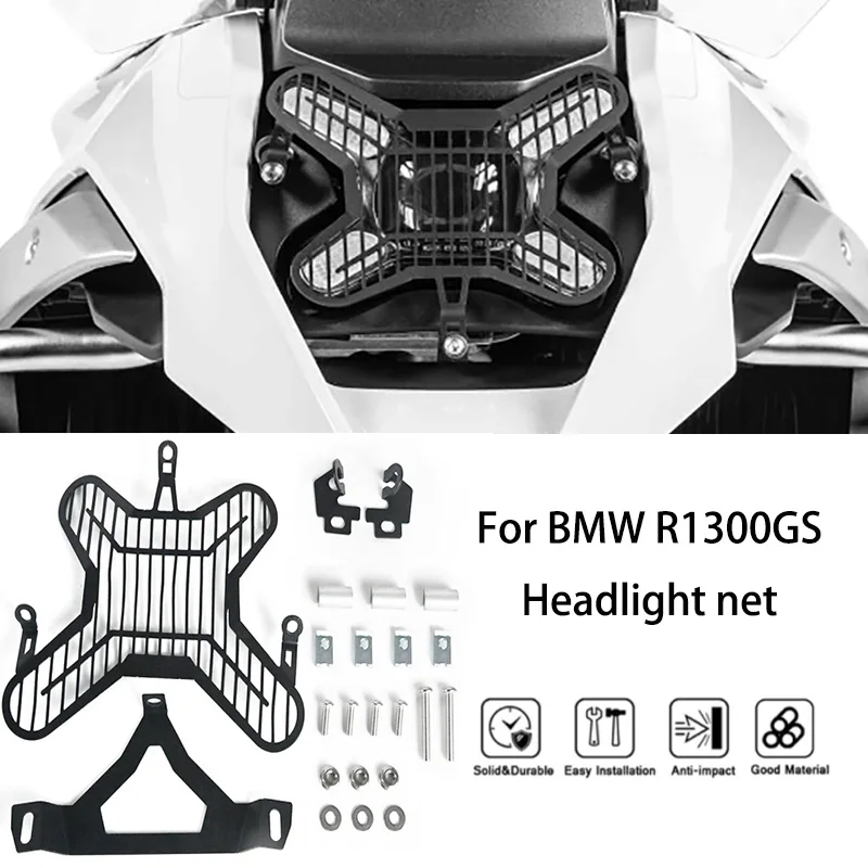 MTKRACING For BMW R1300GS 2023-2024 Modify the headlight protection cover the front headlight deflector protection net