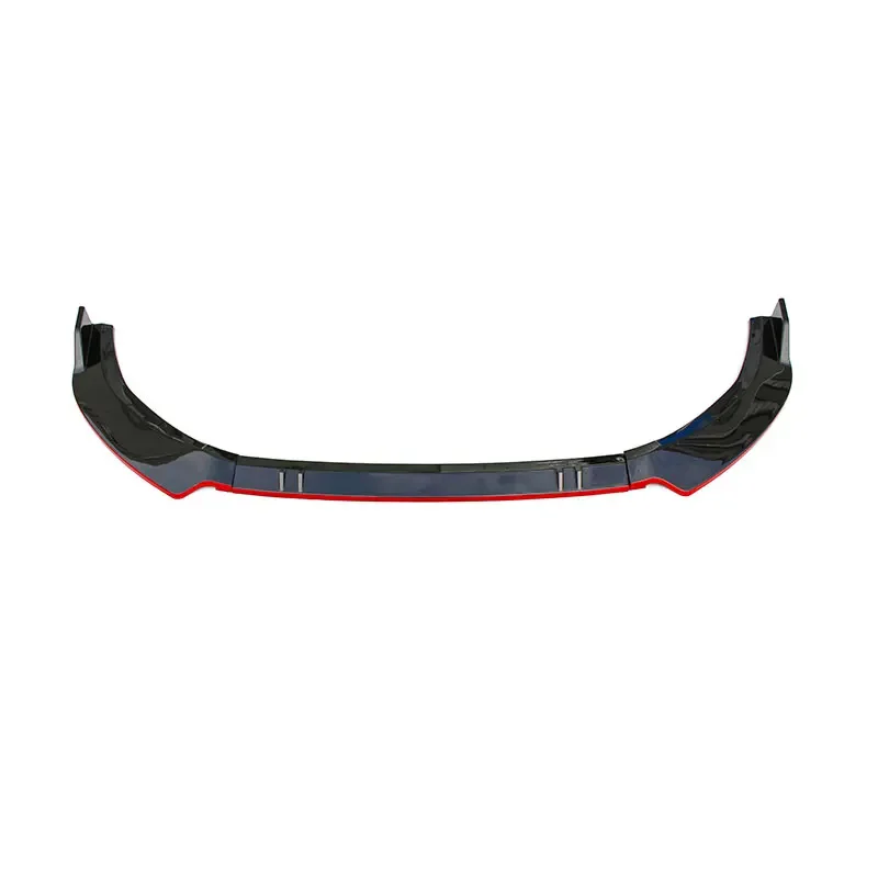 Three section integrated front lip modification For Volkswagen Golf R-Line Style front bumper shovel