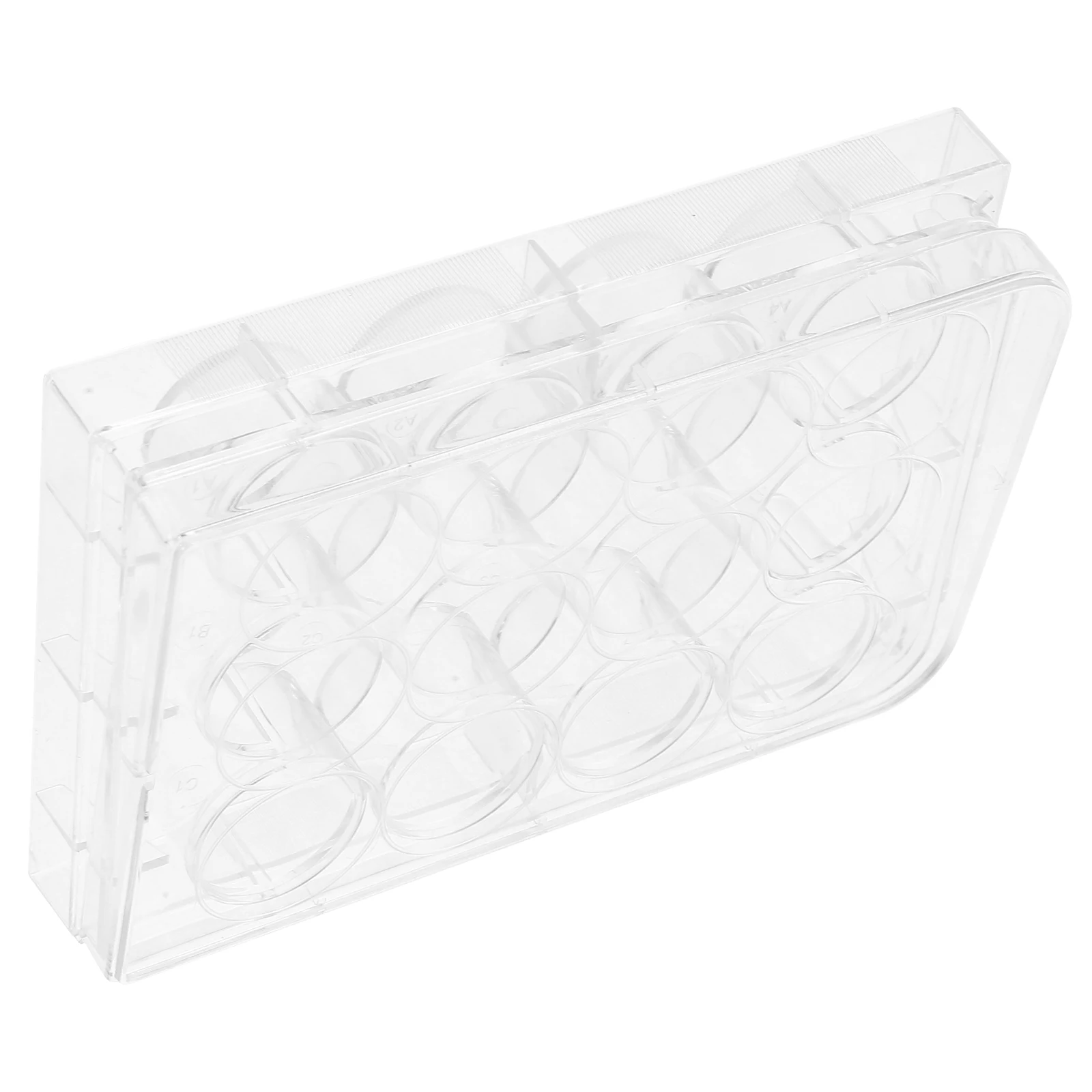 

10pcs Culture Plate High Transparency Plastic with Lid for Laboratory Cell Tissue Flat Bottom Teaching Equipment