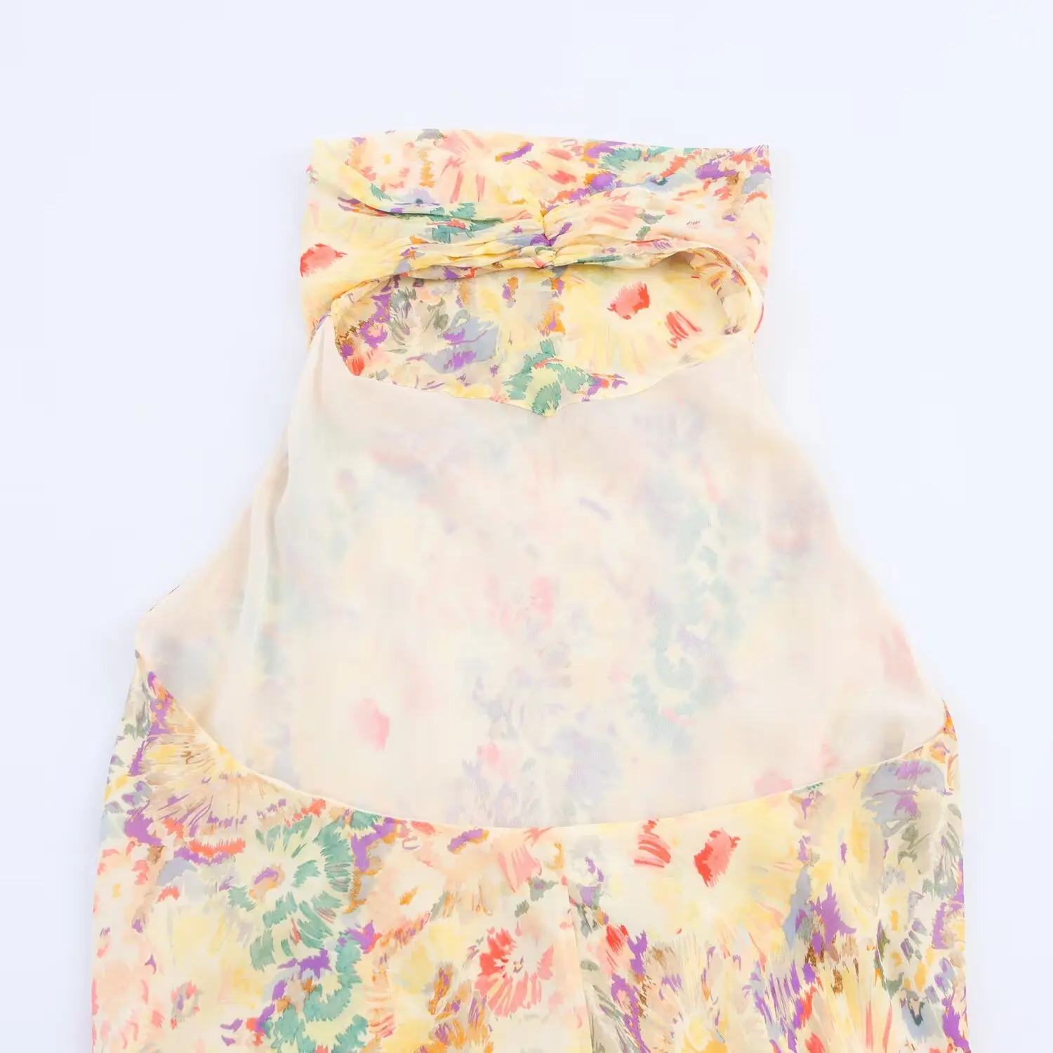 2025 Nuovi prodotti estivi Abbigliamento da donna Temperamento Casual Elegante fiore stampato Abito con scollo all'americana senza schienale