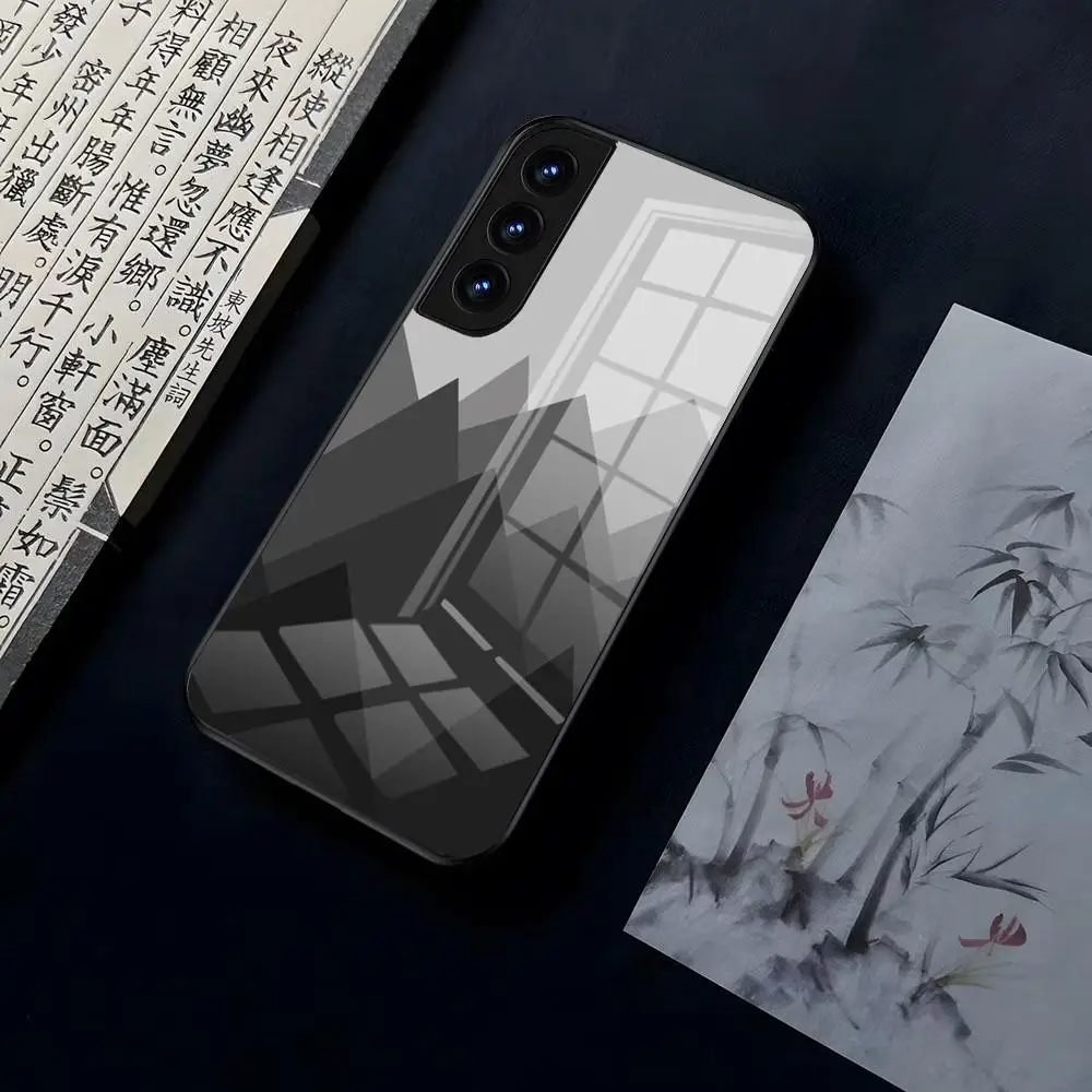 Schwarz Weiß Berg Telefon Fall Für OPPO EINE 55 54 One Plus 8T 92s A93s A94 95 8 9 7 Pro FindX3 X5PRO RENO4 RENO7 Reno4se 5F 6Z Gl