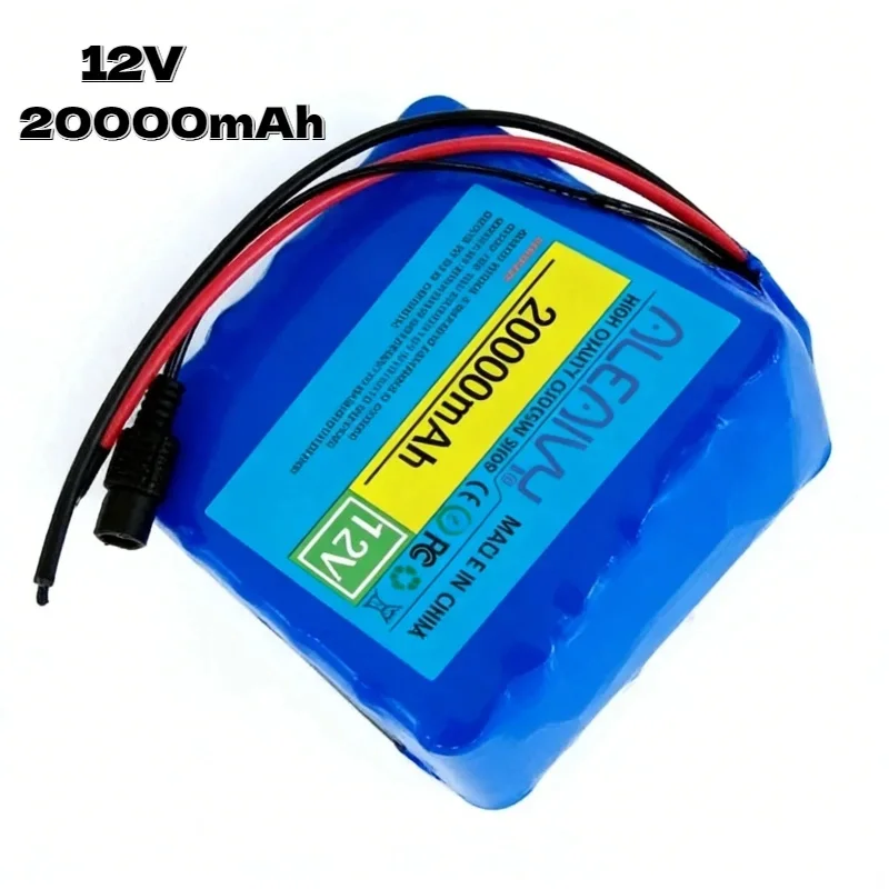 Multi-Purpose 12V 20AH 3S12P Li-ion Battery Pack– Rechargeable High-Capacity Stable Power for Light Speaker Tool Toy Car Durable