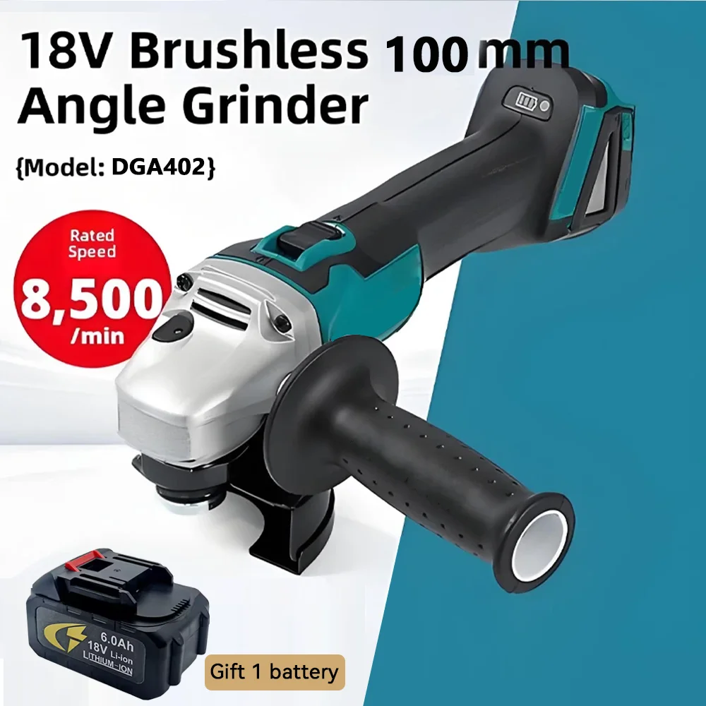 

DGA402 Angle Grinder Rechargeable Multifunctional Four-inch Lithium Battery Cutting Machine Electric Grinder