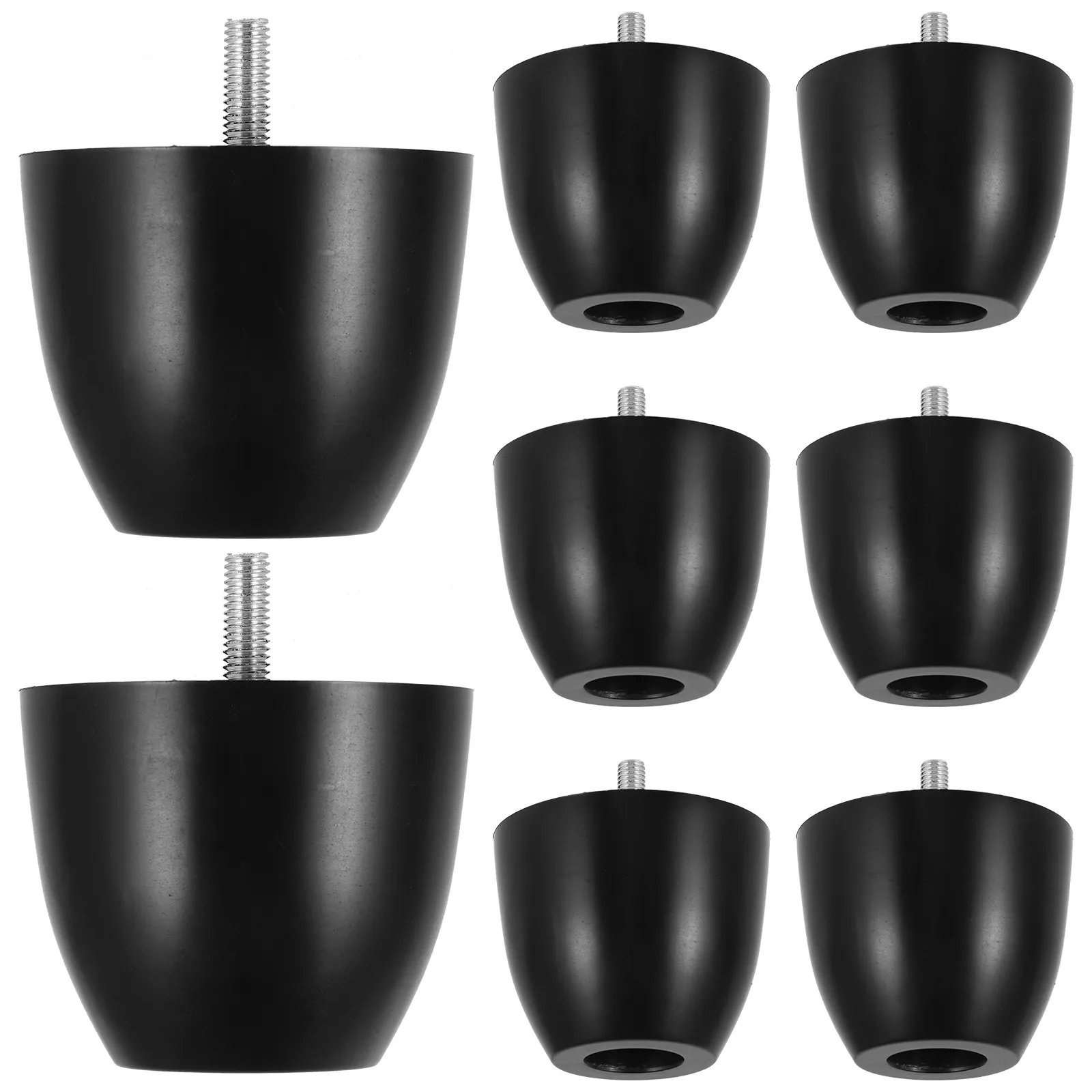 

8Pcs Plastic Sofa Feet Furniture Legs Replacement Set for Chair Table Cabinet Plastic Furniture Leg Glides Anti-Scratch