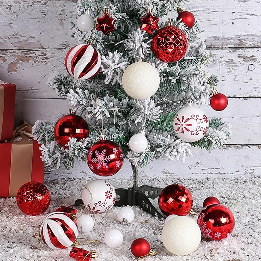 Holiday Decoration Balls Christmas Ornaments Set Holiday Celebration Beautiful And Generous Classic And Vibrant Colors