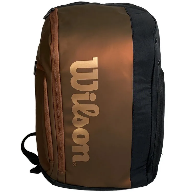 WILSON-Sac à dos de tennis original, grande capacité, sport initié, série Super Tour pour 2 raquettes avec compartiment à chaussures