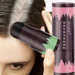 1pcs Waterproof Hairline Powder Naturally Sweat-proof Hair Chalk Black Brown Hair Concealer Root Cover Up Hairline Fluffy Powder