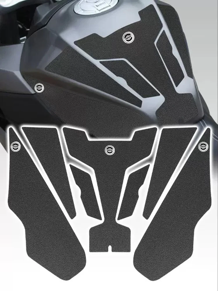 For Sekolon RC401 2022 Non-Slip Wear-Resistant Fishbone Sticker Anti-Scratch Motorcycle Fuel Tank Decal for Customized Bikes