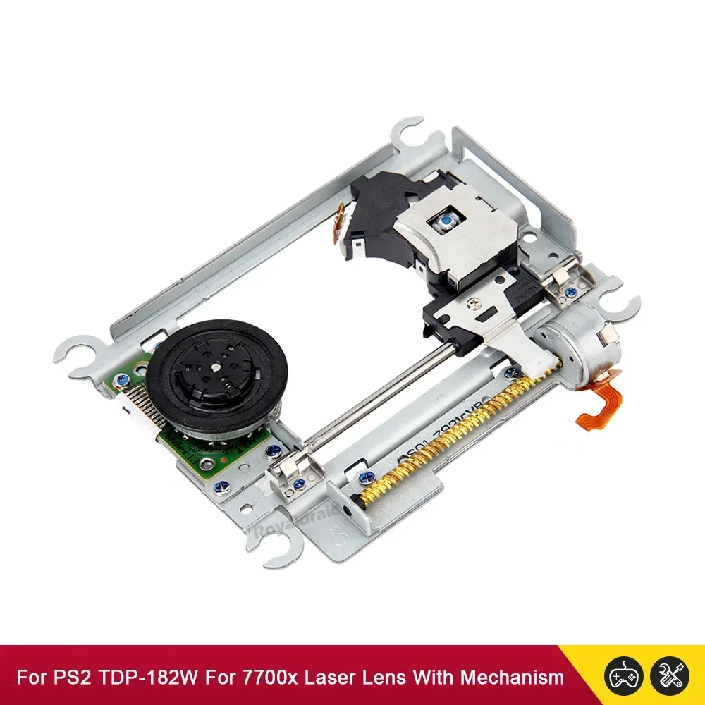 NEW For PS2 Laser Lens TDP-182W Laser for PS2 for PS2 77000 7700X Game DVD Drive Optical Head Replacement with Deck