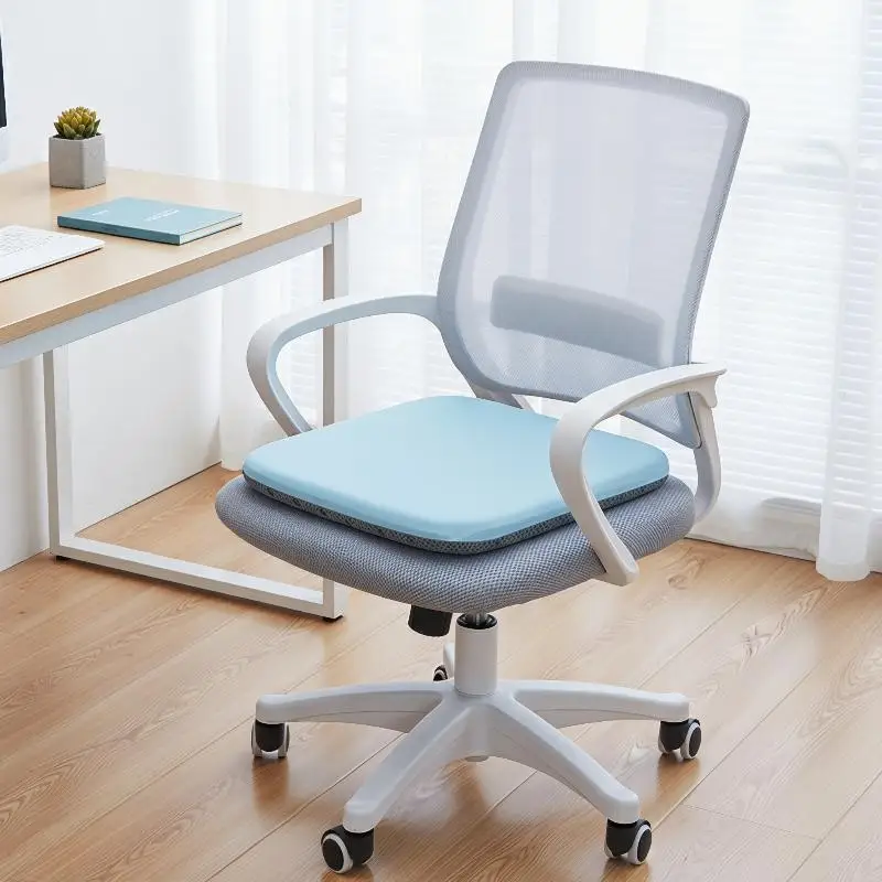 Ergonomic Elastic Sponge Car Seat Cushion Office Soft Foam Pad Bounce Back Pressure Relief for Daily Use