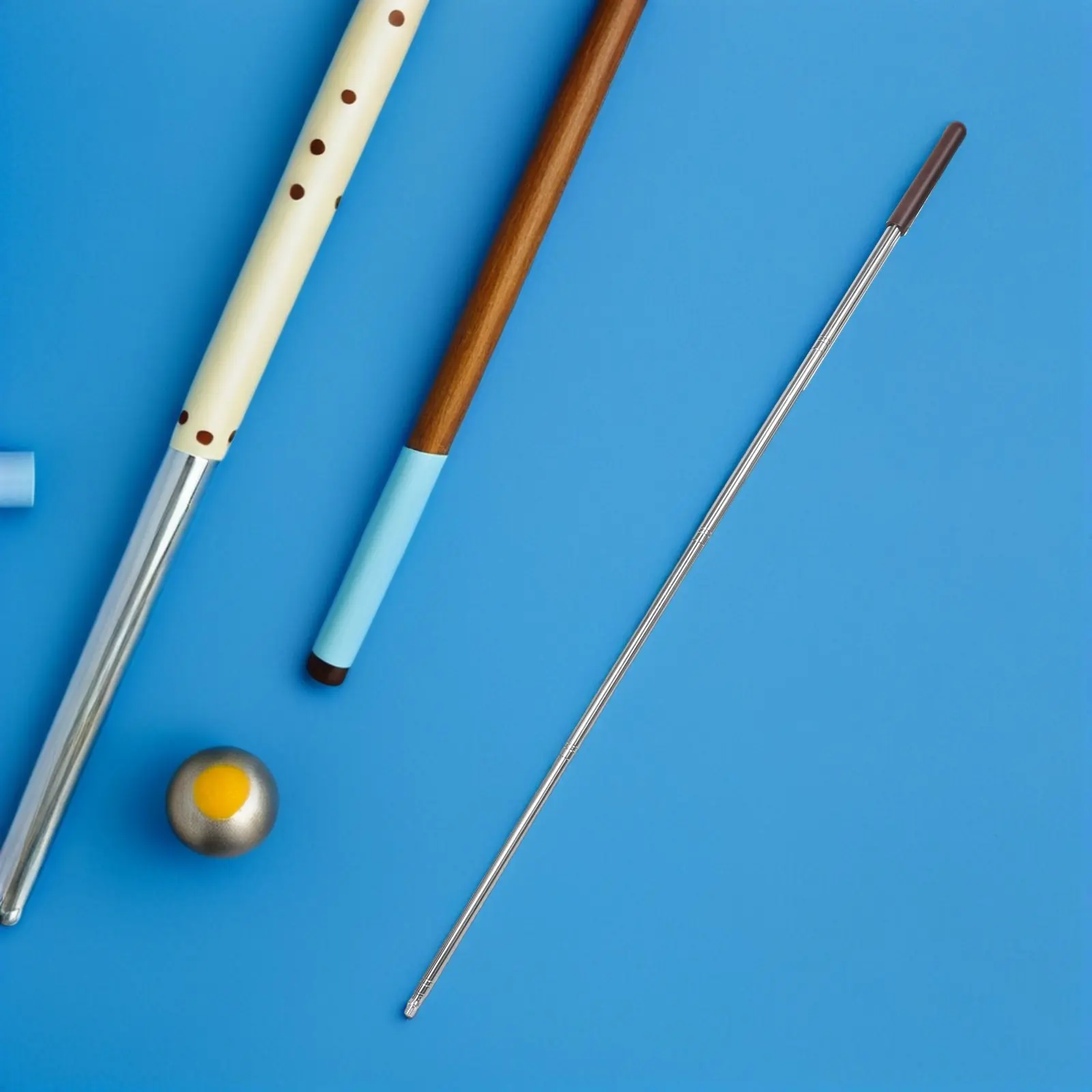 

Телескопическая опорная штанга для бильярдного кия, металлическая, регулируемая, 14-63 дюйма, для пула и снукера, с нескользящей деревянной рукояткой