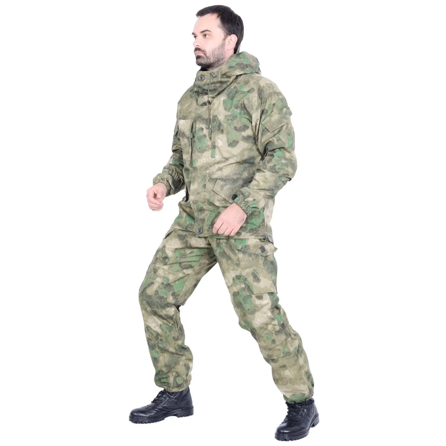 Gorka 5 Fleece Suits ATACS FG Winter Wind Waterproof Ski Rip Stop Military Combat Uniforms Working Hunting Clothes Army Training