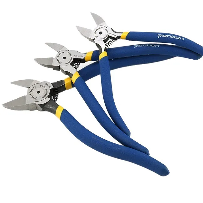 DIY Electricians Hand Tool Diagonal Cutting Pliers 5/6/8 Inch Side Cutter Wire Stripping Cable Burrs Nipper for Repair