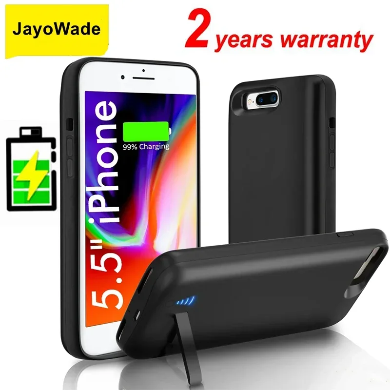 JayoWade 10000Mah Battery Charger Case For IPhone 6 Plus 6S Plus 7 Plus 8Plus Battery Case Bank Power Case Phone Cover 5.5 Inch