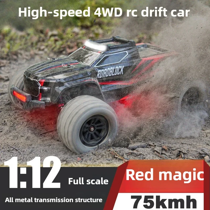 90 km/h szybka ciężarówka rc 4WD, 1:12 wspinaczka terenowy rc samochód driftowy, zdalnie sterowany samochód zabawkowy, zmodyfikowane samochody rc Bigfoot dla dorosłych