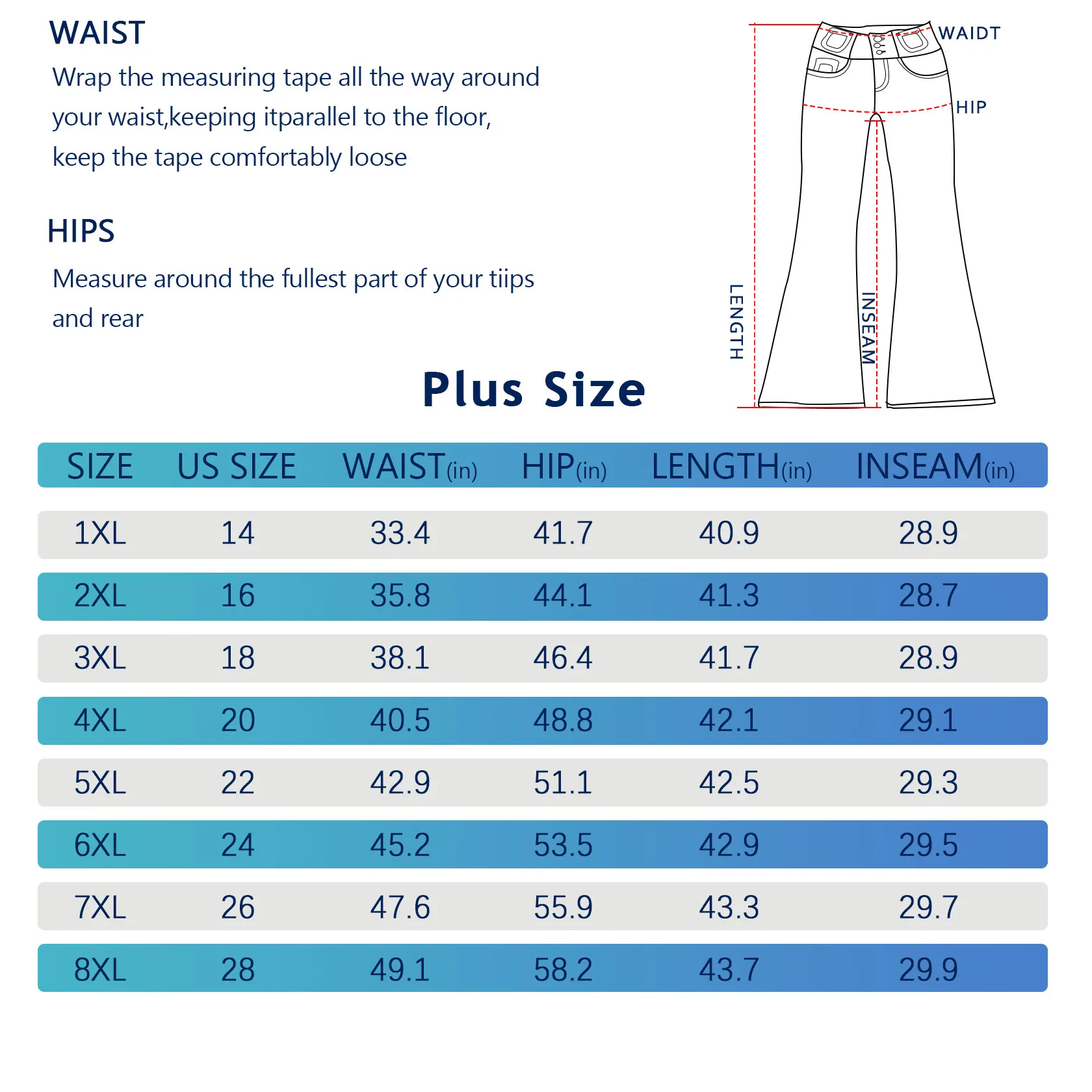 Plus-size women's medium blue high-waisted flared jeans, American Western style V-shaped embroidery flared jeans, suitable for c