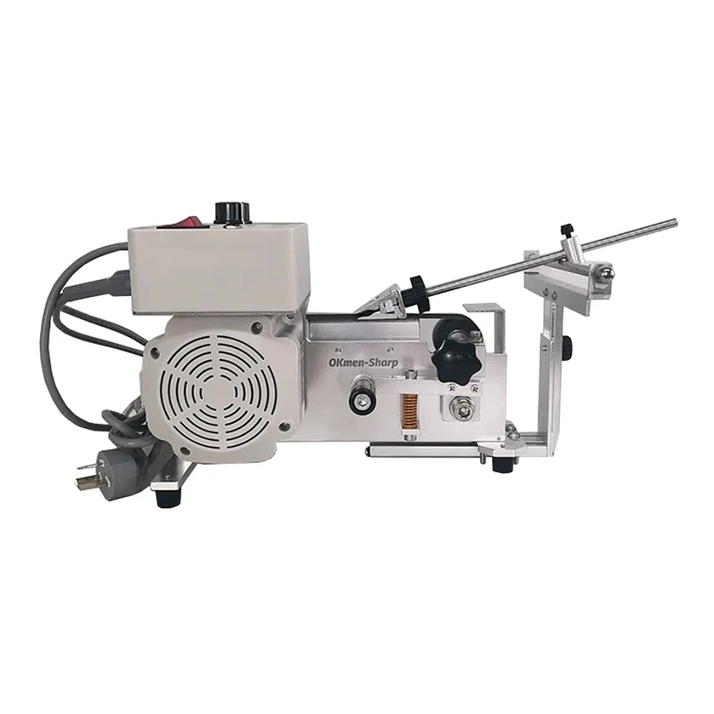 Quality Desktop Adjustable Sharpening Machine 550W 220V Electric Fixed Angle Sharpener Multi-Function 533x30MM Belt Sander High