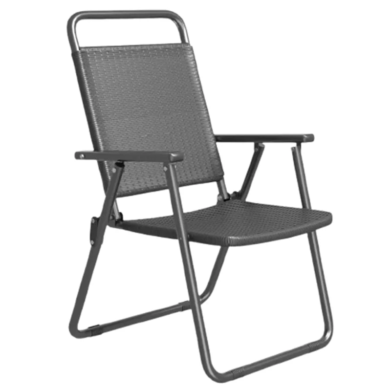 

For Rattan Arms Folding Chair Outside Beach Relaxing Lightweight Folding Chair Cane Chaise Pliante Portable Outdoor Furniture