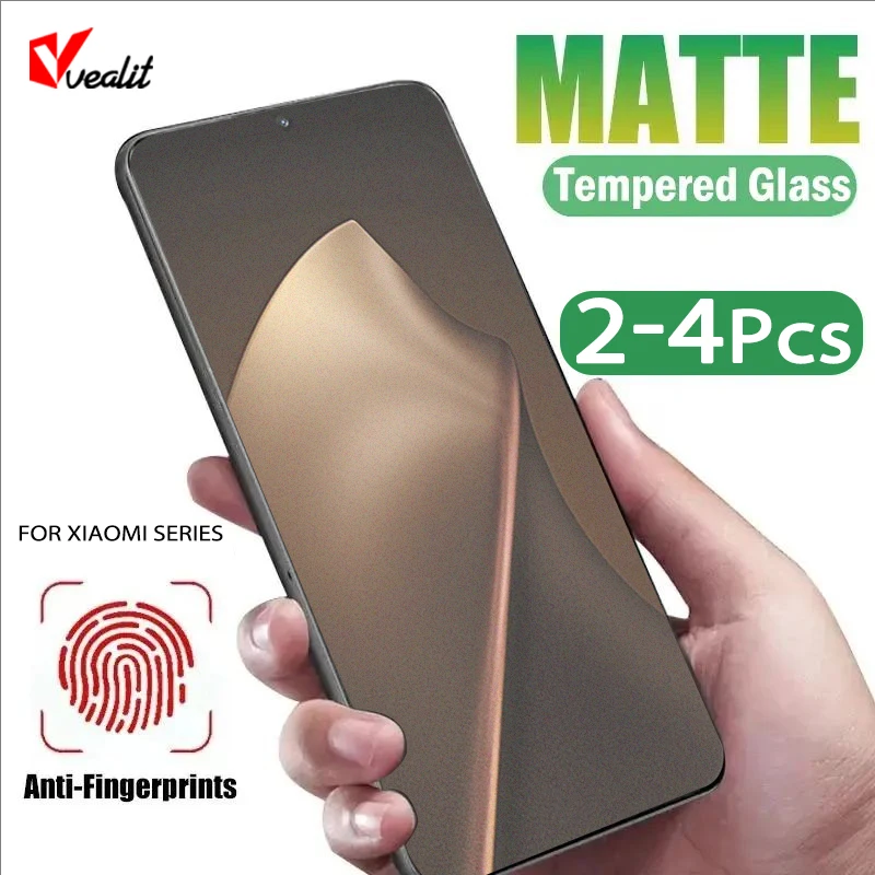 

2-4 шт. матовое закаленное стекло для Xiaomi 15T Pro, защитное стекло для экрана Mi 15T 14T 13T 12T 11T Pro, матовое защитное стекло