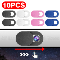Plastic Camera Cover Shutter Magnet Slider Webcam Cover for IPad Tablet Web Laptop Pc Camera Mobile Phone Lenses Privacy Sticker