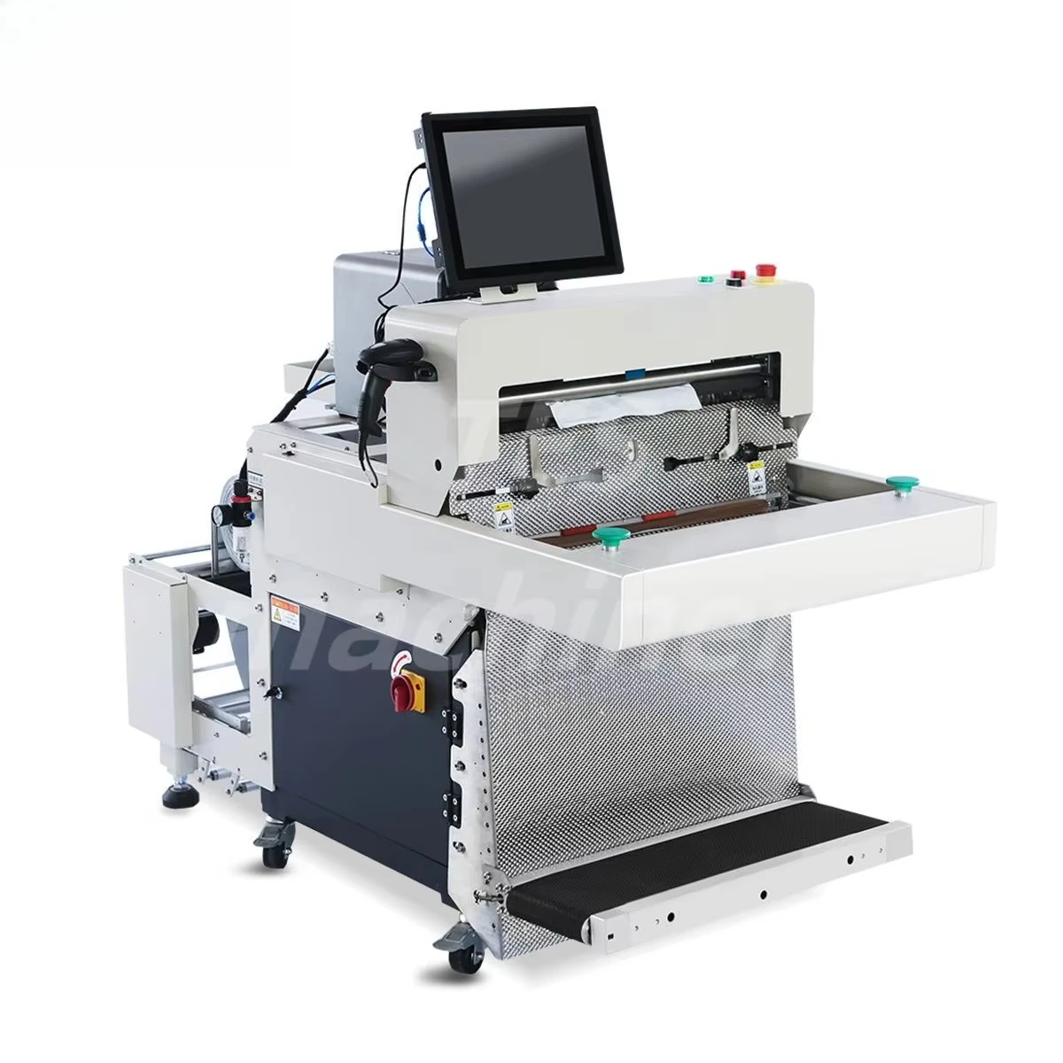 3-in-1 Automatic Express Packaging Machine for Bag Cutting Sealing Labeling 3 Functions in One for E-commerce Packaging