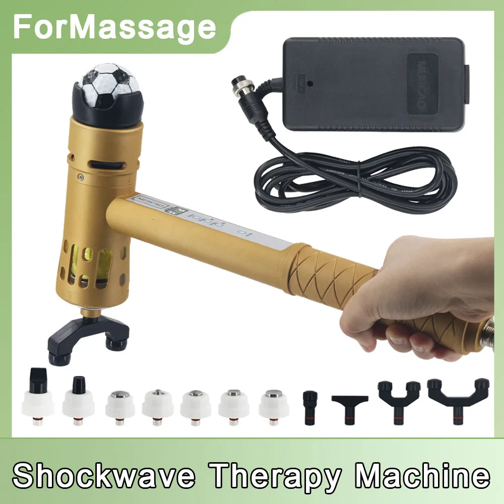 Shockwave Therapy Machine Pain Relief Body Relaxation Vibrator Massager Professional 3 In 1 Physiotherapy Equipment Portable