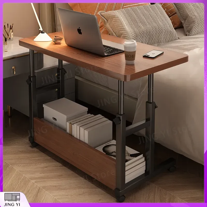 Adjustable Height Small Desk for Bedroom Office Dormitory Student Home Use Removable Coffee Table Laptop Workstation Compact