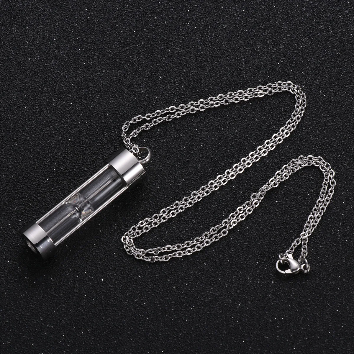 

1pcs Stainless Steel Ashes Urn Pendant Necklace For Memorial Cremation Jewelry Keepsake Funeral Gift Pet Urn Pendant