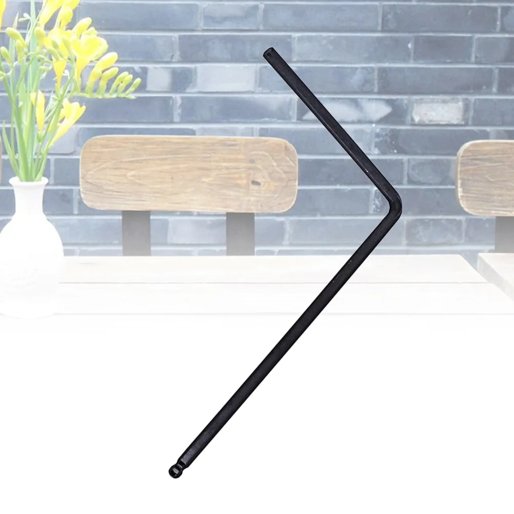 

4mm Ball End Guitar Truss Rod Wrench Durable Metal Adjustment Tool Practical for Electric Guitar Bass Neck Rod Box Wrench