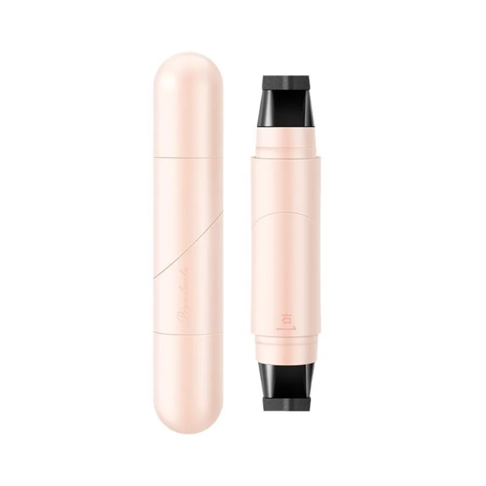 2 stücke Schönheit Matte Drehbare Eyeliner Stempel Langlebig Schnell Trocknend Flüssigen Eye Liner Stift Zeichnung Stift Wasserdicht Eyeliner Dichtung Augen