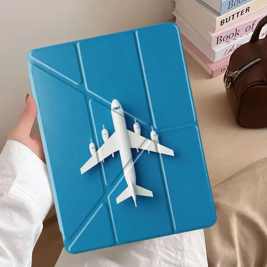 

Чехол-подставка Paper Plane Cloud Holder для планшетов iPad Pro 2025, Mini 6, 7, Air 4, 5, M3, M2, 1, 2, M4, 11 дюймов, Pro 11-го, 10-го, 9-го, 8-го, 7-го поколений