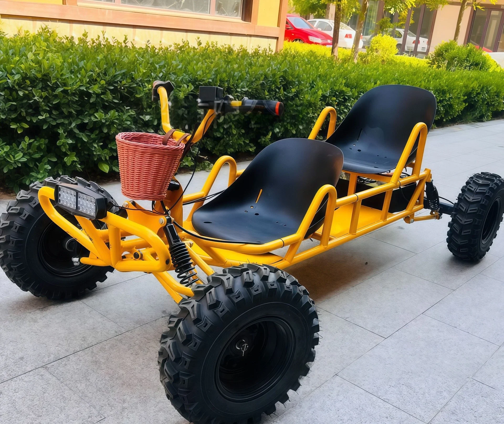Two-seater parent-child lithium battery ATV all-terrain off-road go-kart outdoor