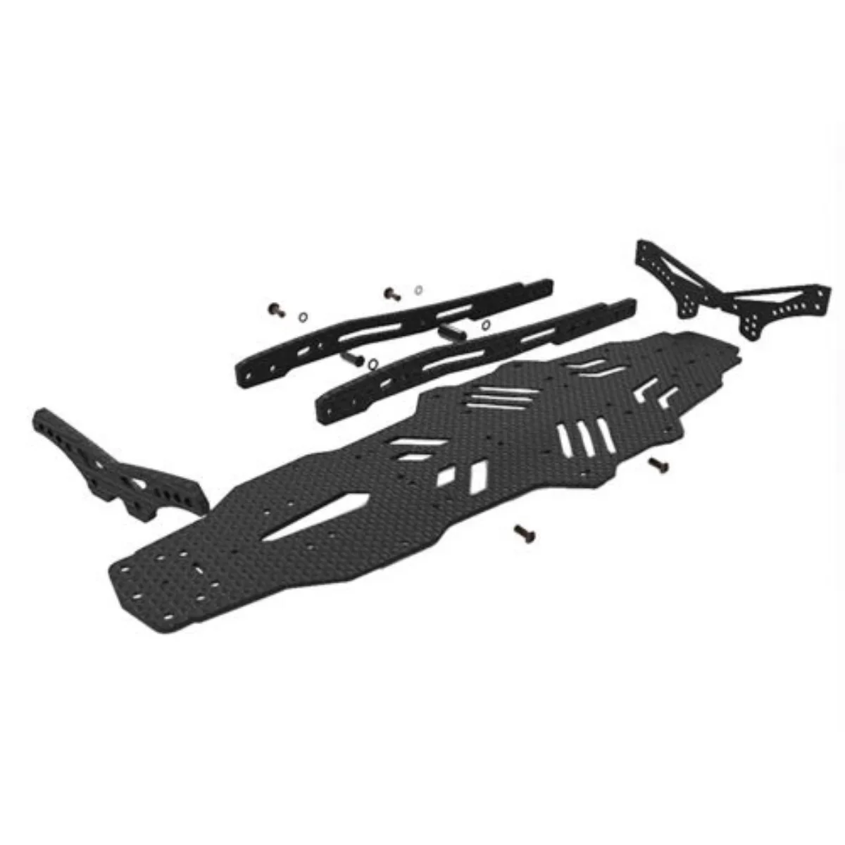 Carbon Fiber Lower Deck Chassis Kit for MST RMX 2.0 S Upgrades