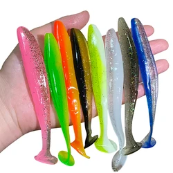 10Pcs/lot 5.5/7/9/12cm Easy Shiner Silicone Soft Lure Artificial Bait Accessories Goods For Fishing Sea Fish Tackle Swimbait