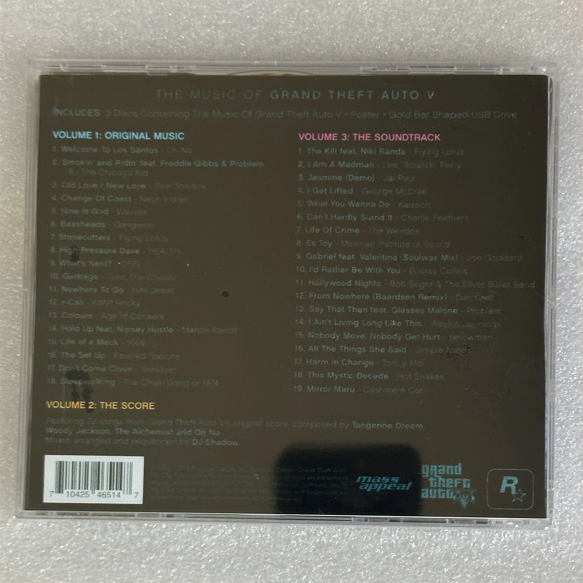 لعبة السرقة الكبرى السيارات الخامس اليوسفي حلم الموسيقى CD أفضل مجموعة الألبوم 3 قطعة سجل الموسيقى تأثيري وكمان سيارة صندوق الموسيقى هدية #6