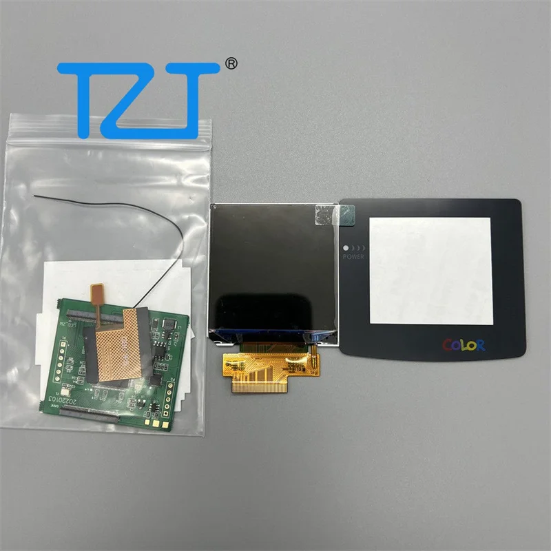 TZT Original Size 2.45-inch LCD Screen Module High Brightness Screen Support Point to Point Display for GBC Console (without Len