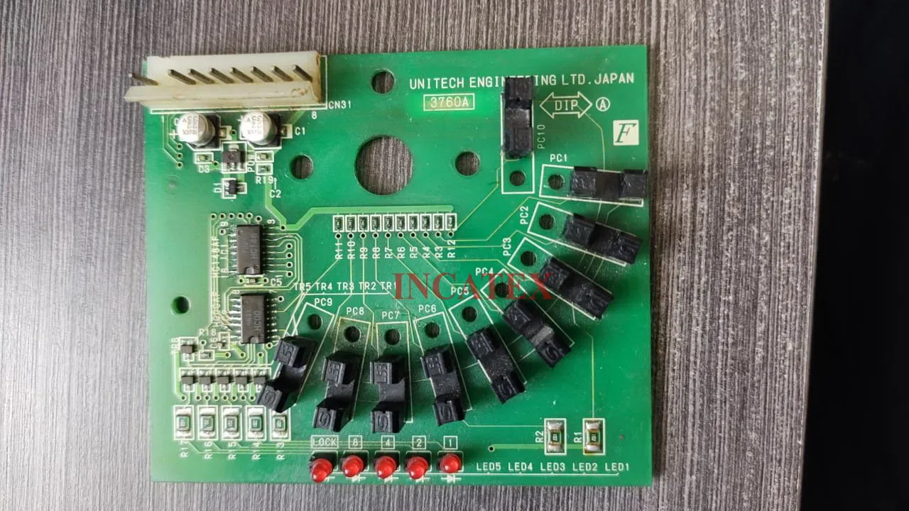 

EBY01120 Good Quality Barudan Embroidery Machine Spare Parts Original Good Condition Barudan Color Change Board Card 3760A