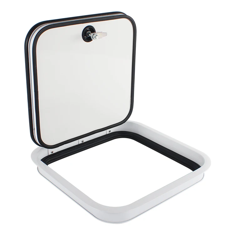 432mm White Black Frame Exterior RV Caravan Hatch For Motorhome Accessories