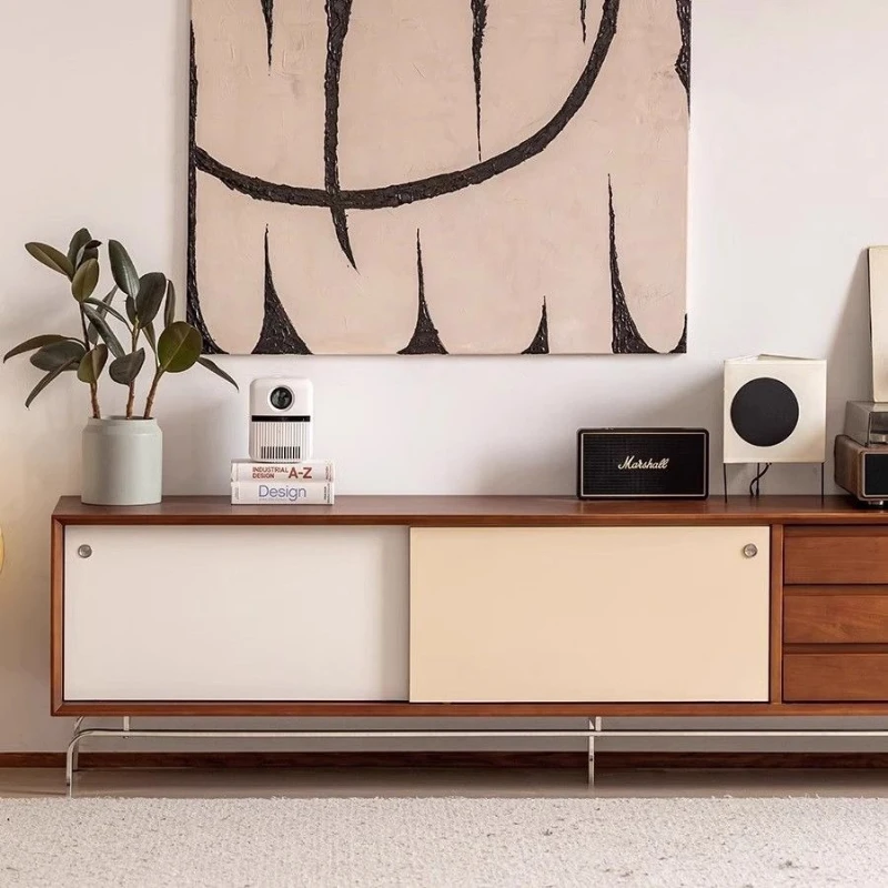 

Средневековые подставки для телевизора из цельного дерева, современные простые подставки для телевизора, маленькая гостиная, продвинутая красивая мебель для дома Ein Fernseher