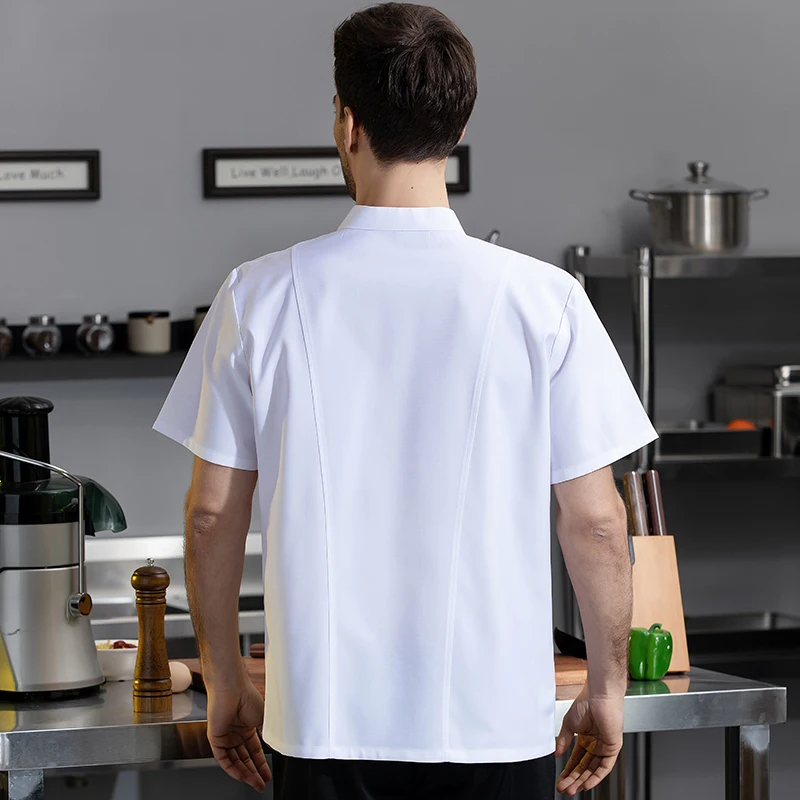 High-End Chef Jacket & Waiter Coat for Pizzeria Catering, Hotel Kitchen Cooking Workwear & Work Overalls