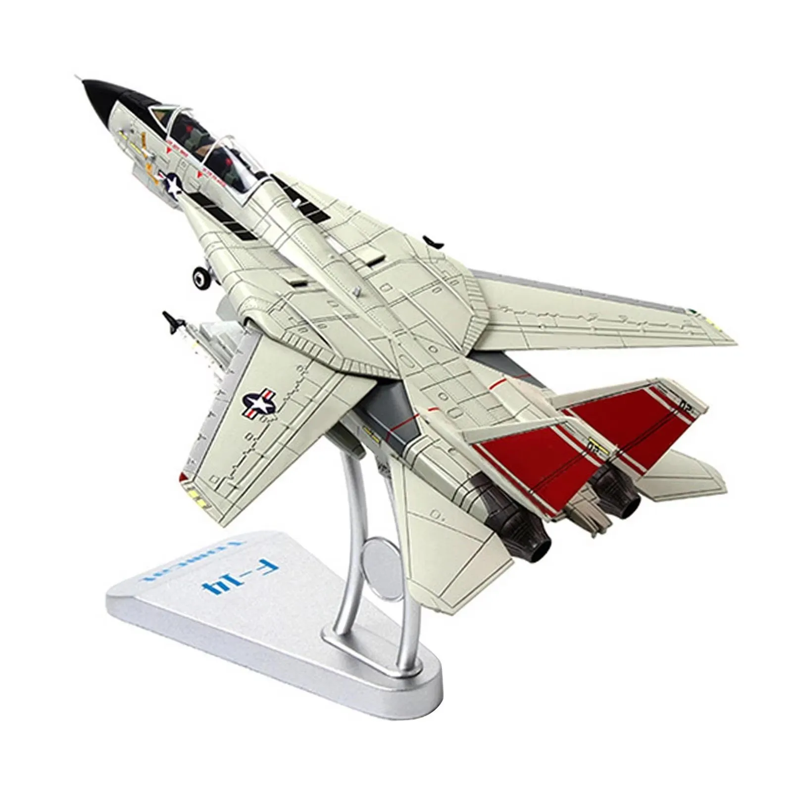 

1/72 Scale Alloy Fighter Aircraft F14 Tomcat Air Force Aircraft Model F14 Static Aircraft Models Can Be Used For Collection Or A