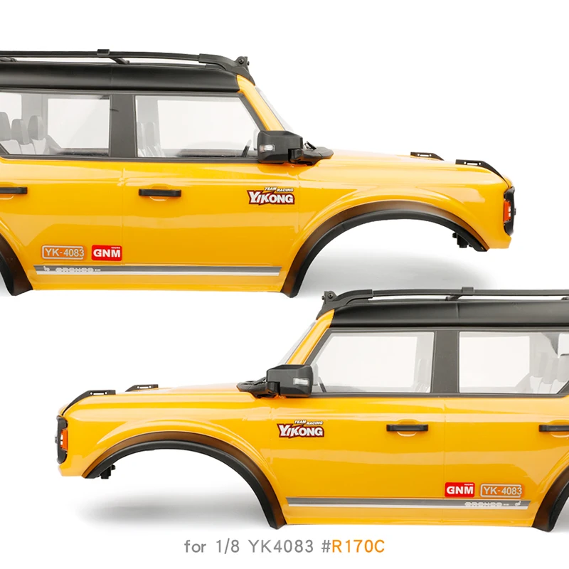 Side Rok Rvs Decoratief Paneel Automotive Shell Simulatie Modificatie voor 1/8 RC Crawler Auto Traxxas YK4083 Onderdelen