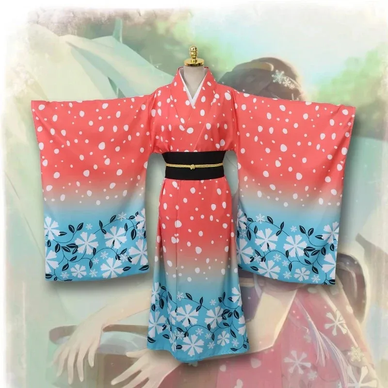Anime Kimetsu No Yaiba Cosplay Costumes Koyuki Uniform Women's Japanese Kimono Akaza cosplay costume for Women Set ADTYVJC2025