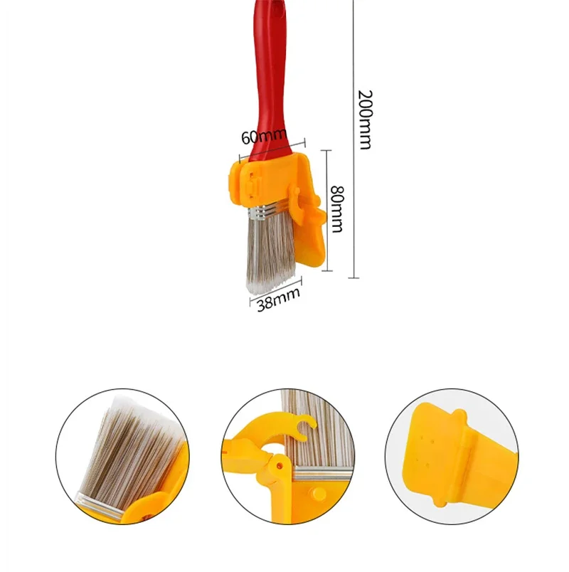 Edger Paint Brush Paint Roller Proffesional Clean Cut Tool Multifunctional Paint Edger Rollers Brush Wall Painting Tool