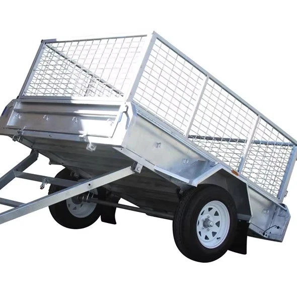8x5 Galvanized Box Farm Trailer Heavy Duty Fully Weld for Australia Market